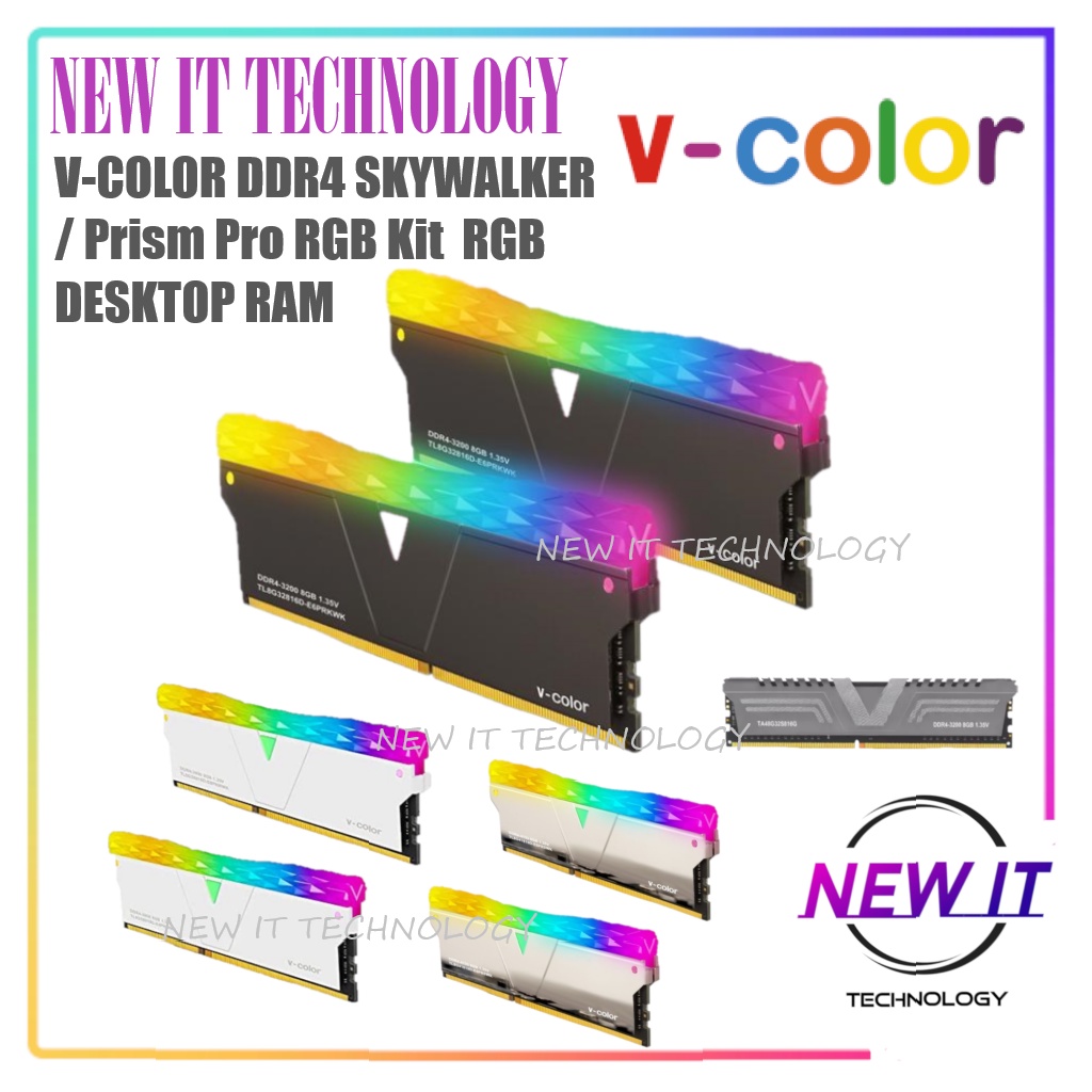 V Color Ddr Skywalker Rgb Gb Mhz Desktop Memory Ram V Color