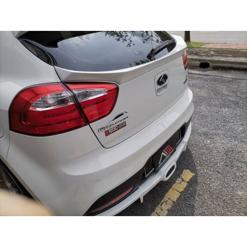 Kia Rio Hatchback Back Bonet Spoiler Shopee Malaysia