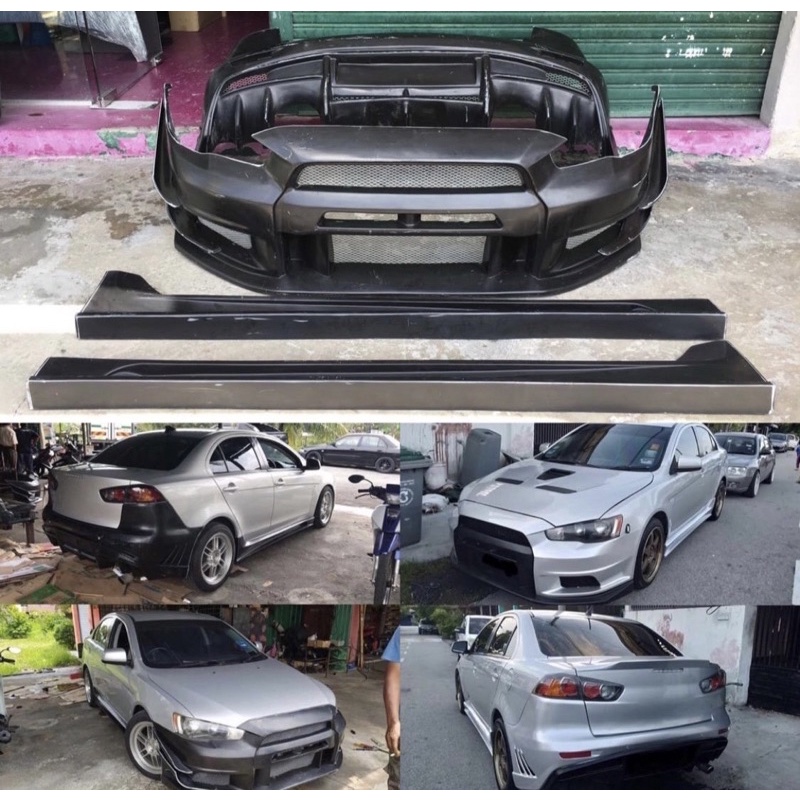 Frp Bodykit Varis V For Lancer Gt Inspira Shopee Malaysia