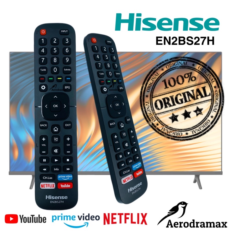 Hisense En Bs H Smart Tv Remote Control Original Shopee Malaysia