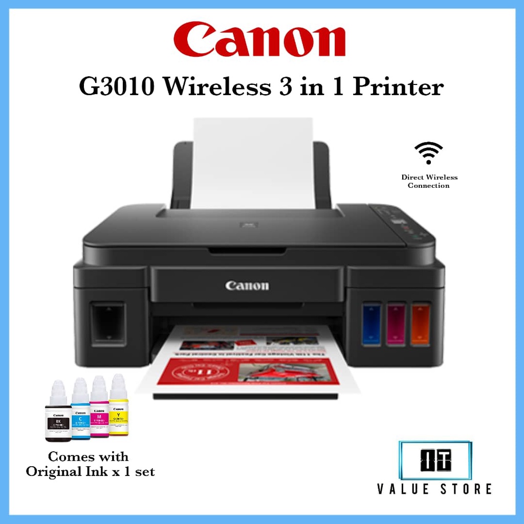 Canon Pixma G Refillable Ink Tank Wireless All In One Printer