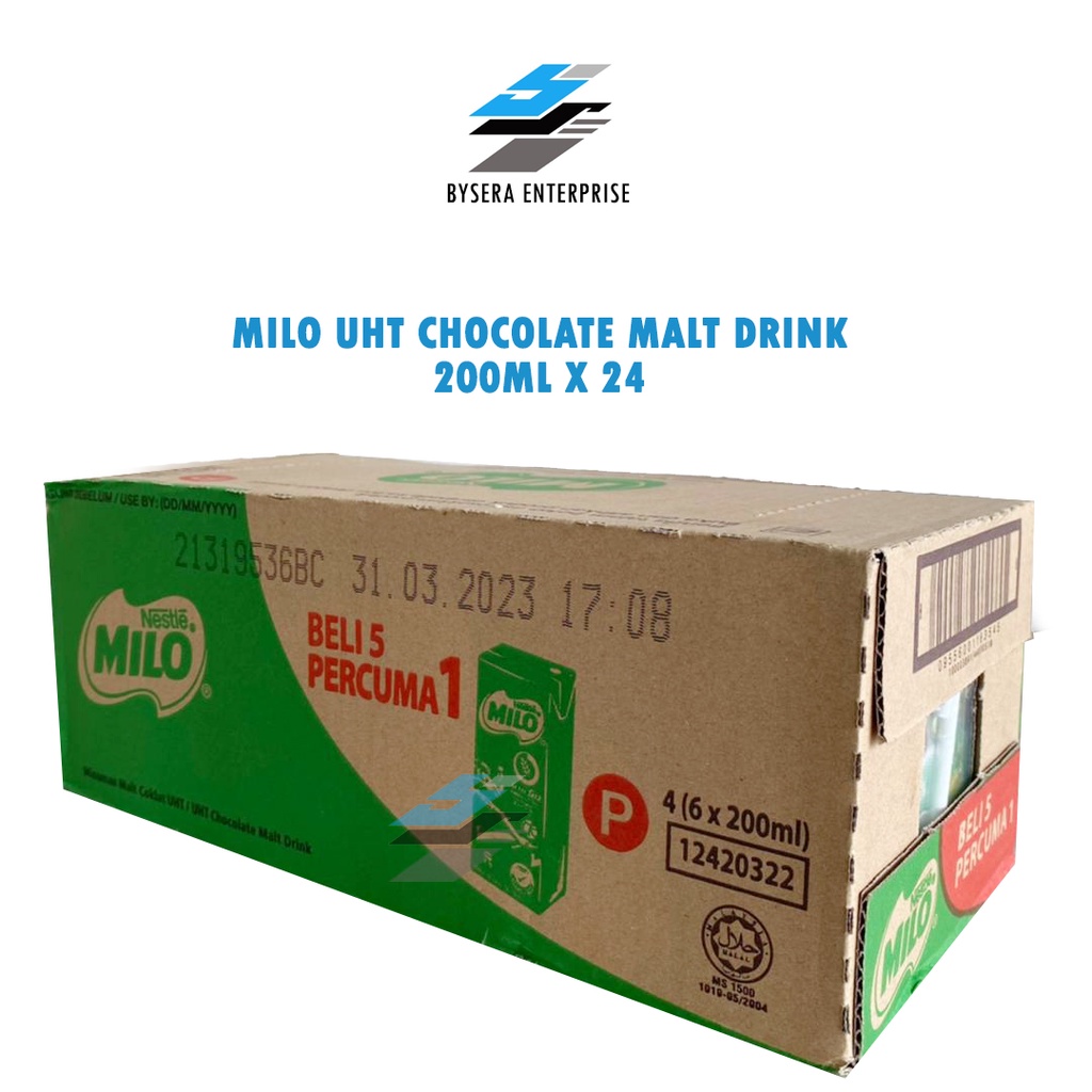 Nestle Milo Uht Chocolate Malt Drink Milo Kotak Ml X Carton