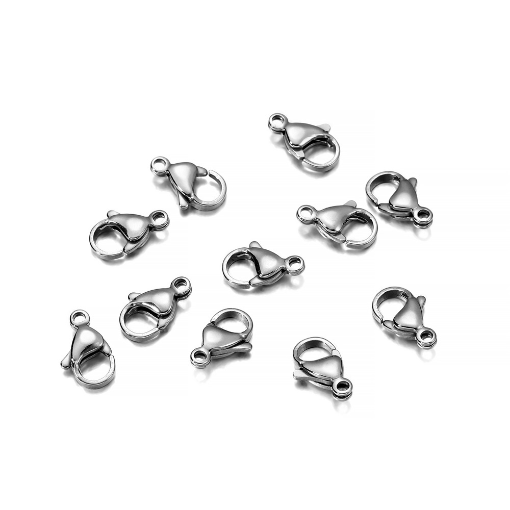 St Kunkka Pcs Stainless Steel Clasps Lobster Claw For Diy Jewelry