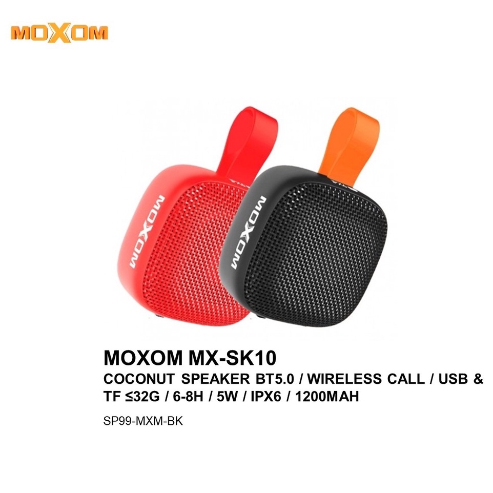 MOXOM MX SK10 BT Stereo TWS Waterproof IPX6 Wireless Speaker Hot Mini