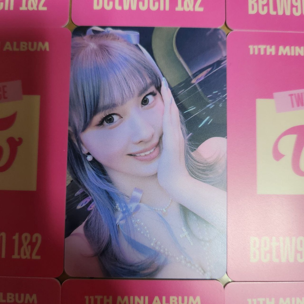 TWICE 11th Mini Album BETWEEN 1 2 Soundwave Luckydraw PVC Photocard