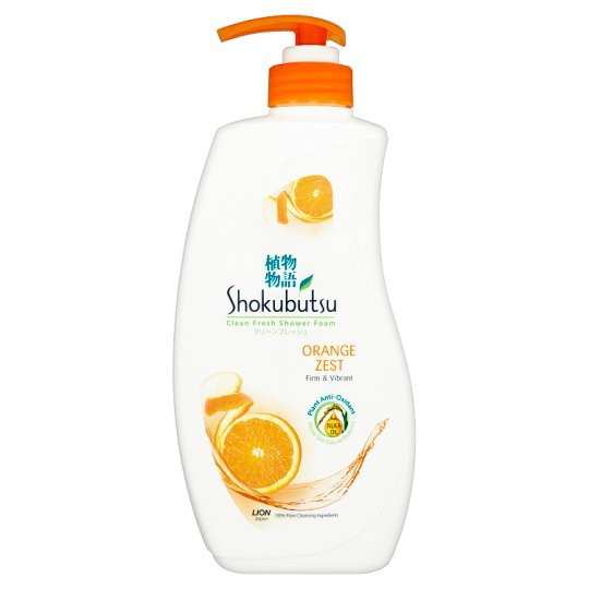 Shokubutsu Clean Fresh Shower Foam Orange Zest G Shopee Malaysia