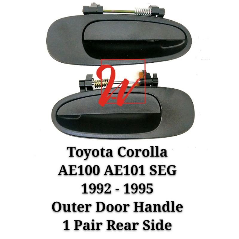 Toyota Corolla Ae Ae Ee Ee Seg Front Rear Outer Door Handle