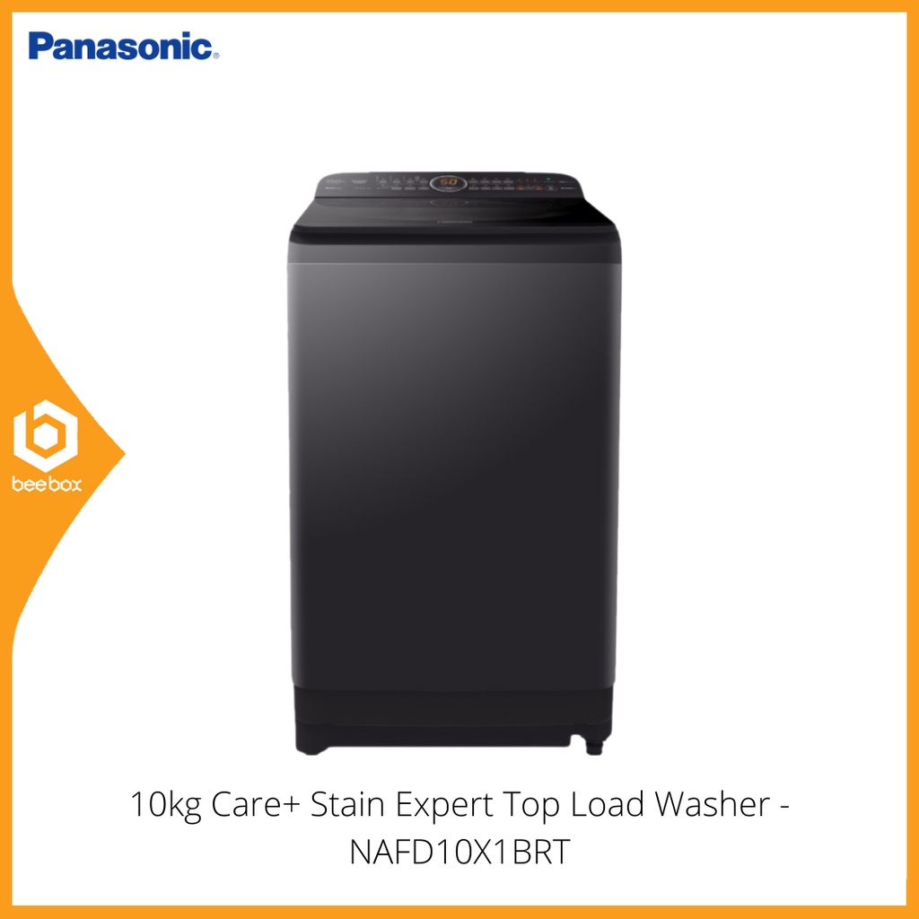 Panasonic 10kg Care Stain Expert Top Load Washer NAFD10X1BRT