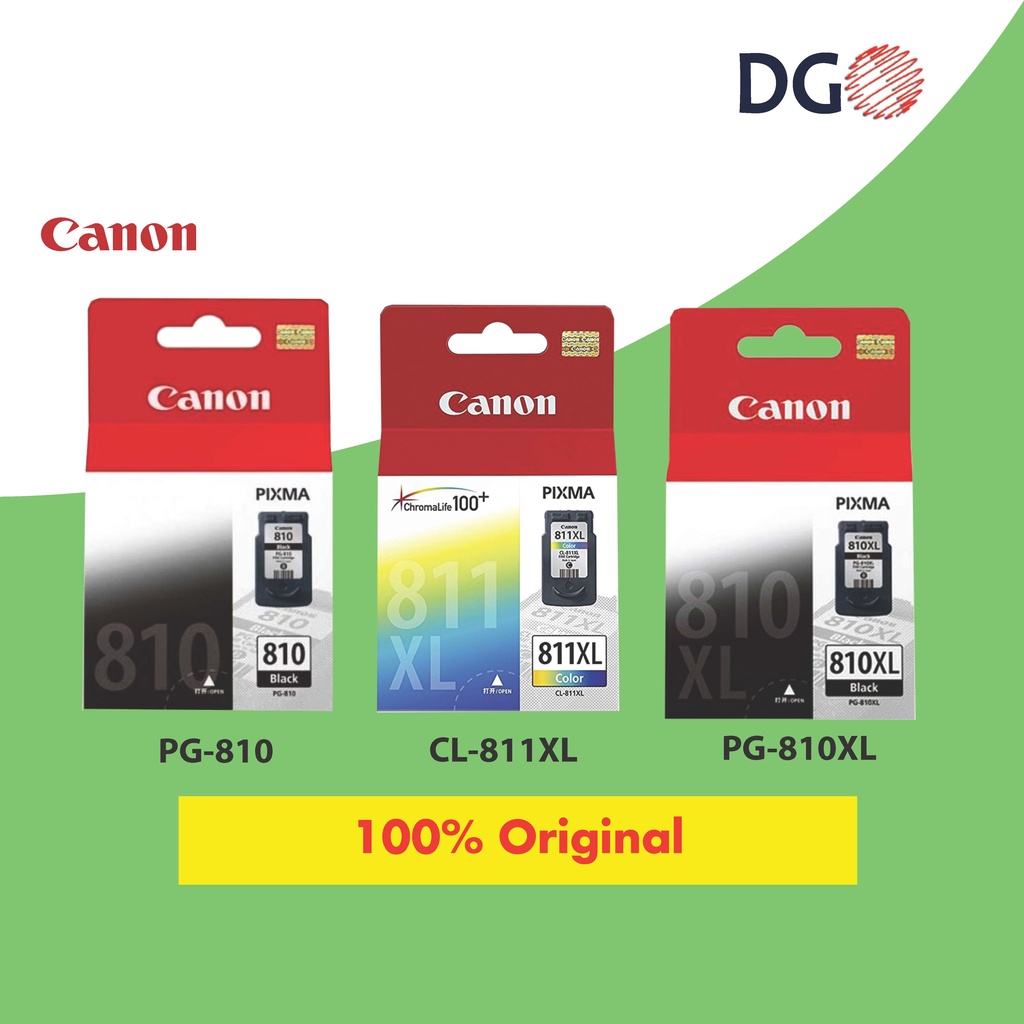 ORIGINAL Canon PG810 CL 811 PG 810 XL Ink Cartridge For Inkjet