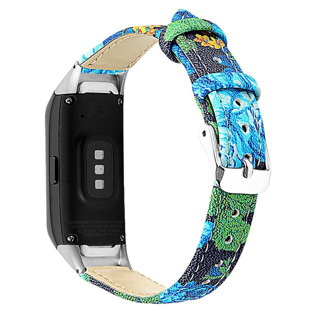 Leather Watchband Strap For Samsung Galaxy Fit Sm R Smart Bracelet