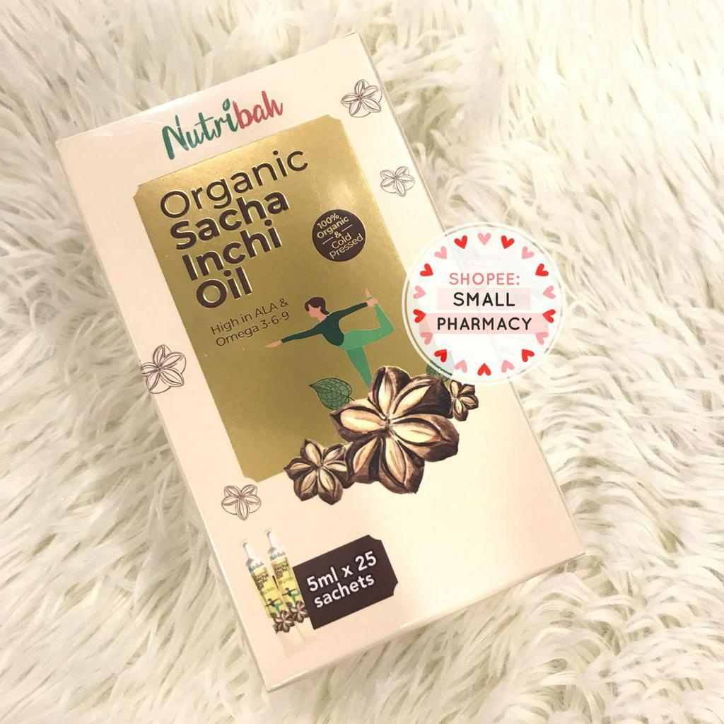 Nutribah Organic Sacha Inchi Oil Ml X Sachet Exp