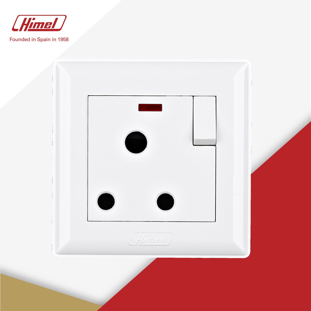 Himel Advance Series A Gang Switched Socket With Neon Shopee Malaysia