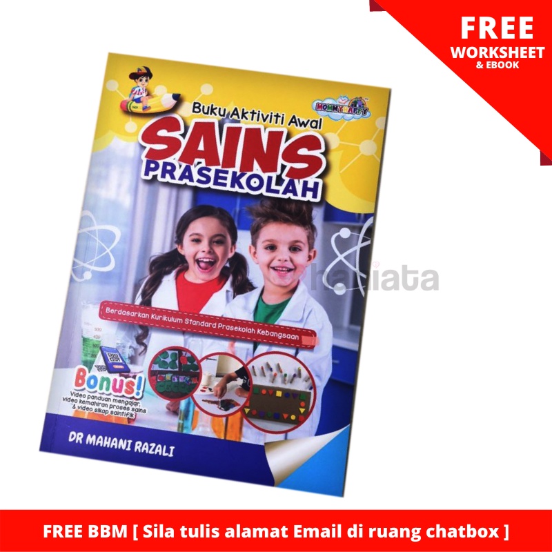 BUKU AKTIVITI AWAL SAINS PRASEKOLAH Shopee Malaysia