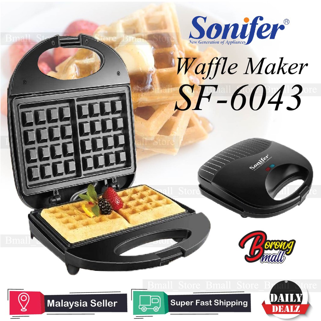 HOT ITEM SONIFER Electric Waffle Maker SF 6043 Breakfast Machine