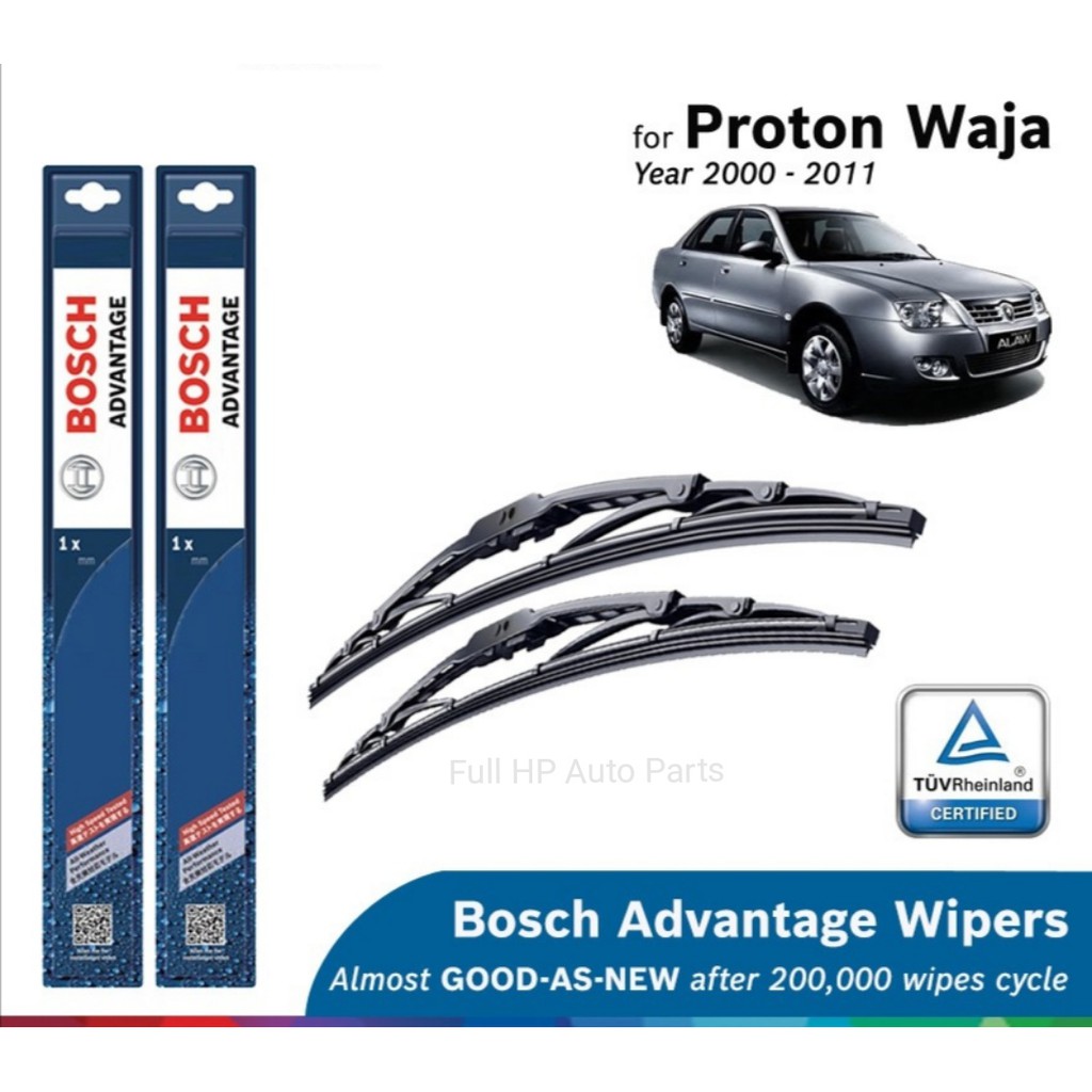 Bosch Advantage U Hook Wiper Set For Proton Waja Shopee