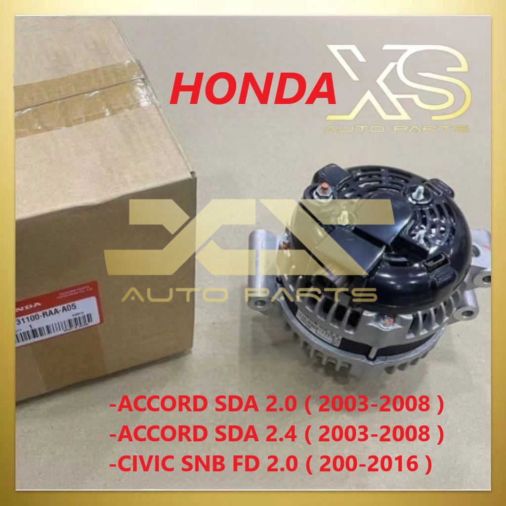 100 ORIGINAL HONDA ACCORD SDA 2 0 2 4 CIVIC SNB FD 2 0 ALTERNATOR