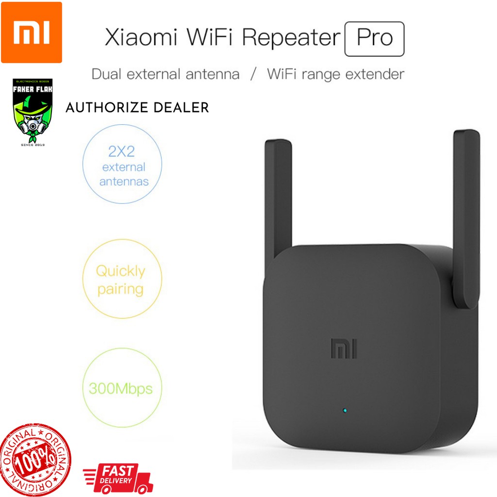 Xiaomi Wifi Repeater Pro Wifi Range Extender Dual External Antenna