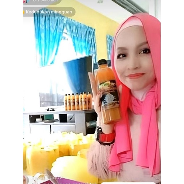 Jamu Kunyit Asam Nurain Homemade Botol Free Botol Shopee