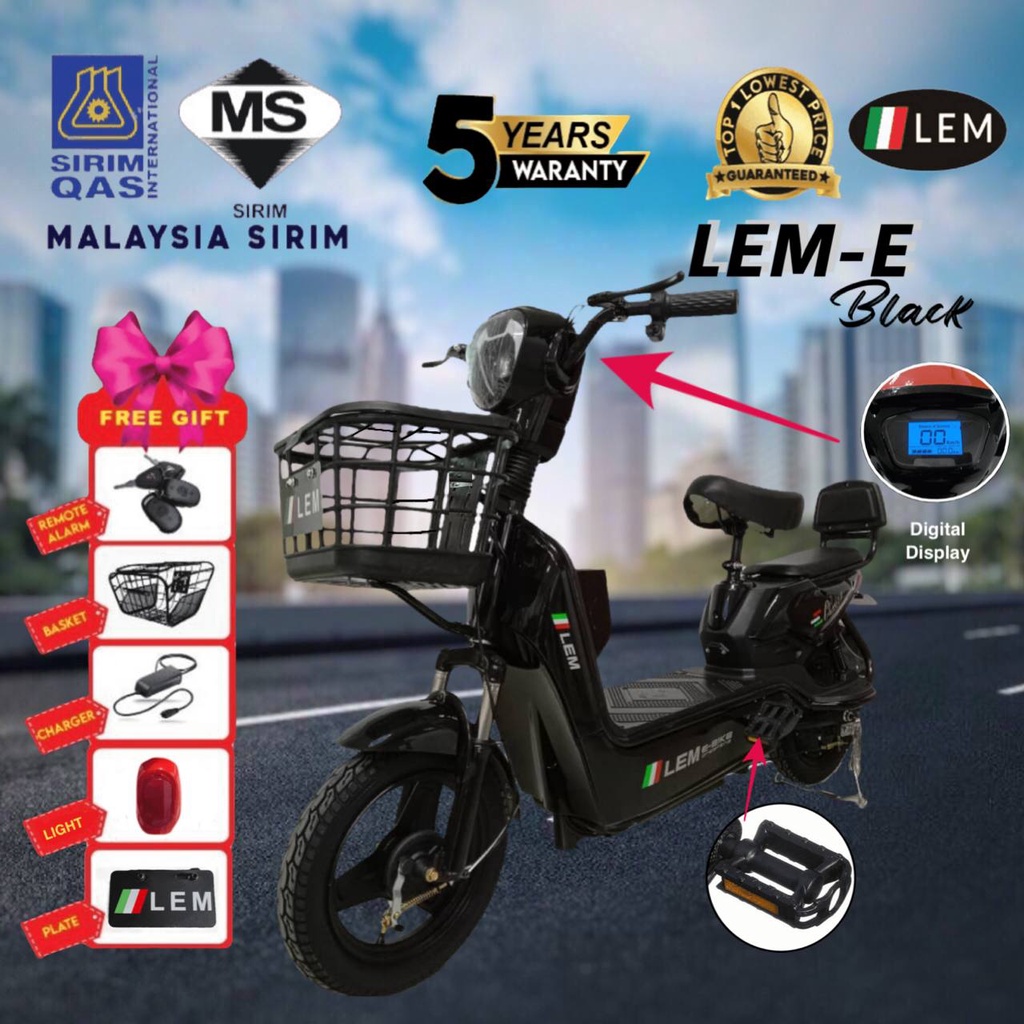 Lemlem E Paddle Electric Bicycle Electric Bike Electric Seat