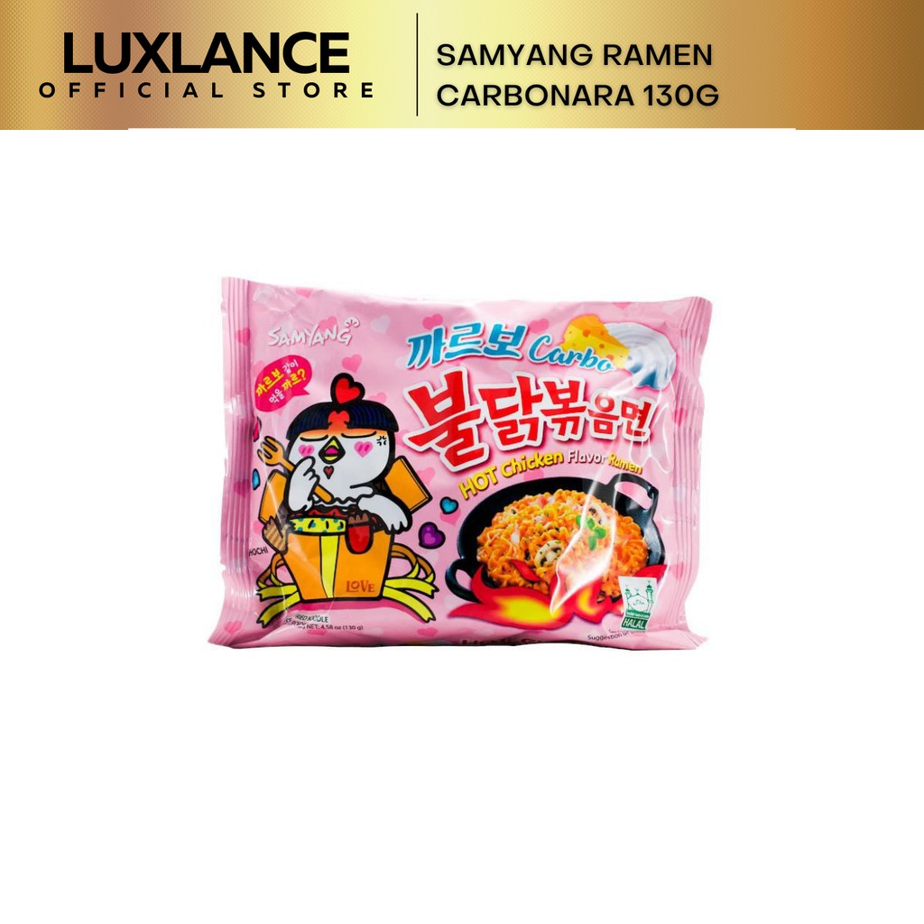 Samyang Add On Into Gift Box Halal Carbonara Cheese Hot Chicken Flavor