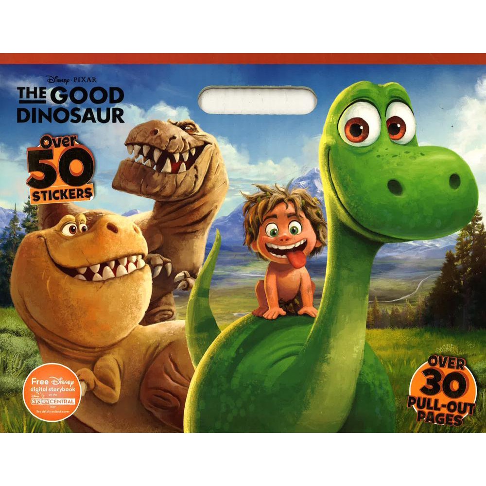 BBW Disney Pixar The Good Dinosaur Coloring Floor Pad Over Pull Out Pages ISBN