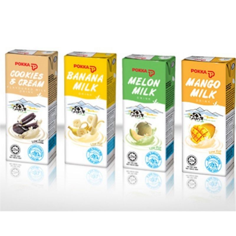 Pokka Banana Milk Melon Milk Rose Milk Ml Shopee Malaysia