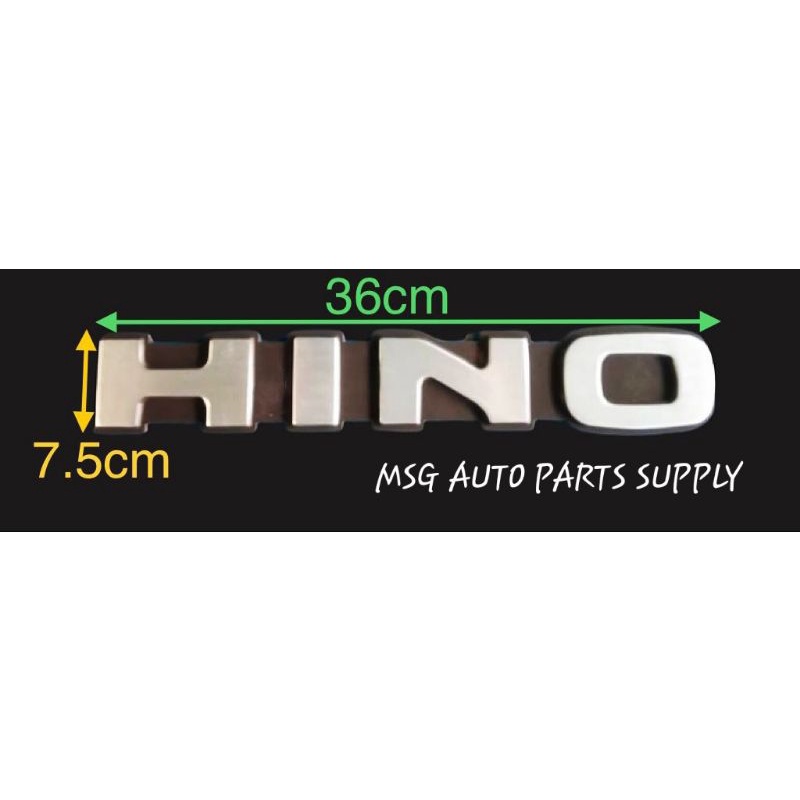 HINO SERIES EMBLEM MARK LOGO 3D NEW Shopee Malaysia