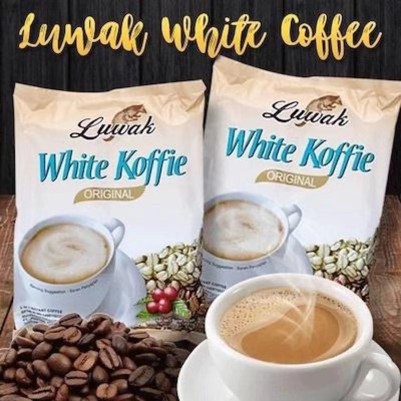 Luwak Sachet White Koffie Original Product Indonesia Tarik Malaka