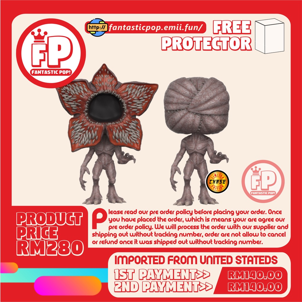 Funko Pop Television Stranger Things Demogorgon Chase