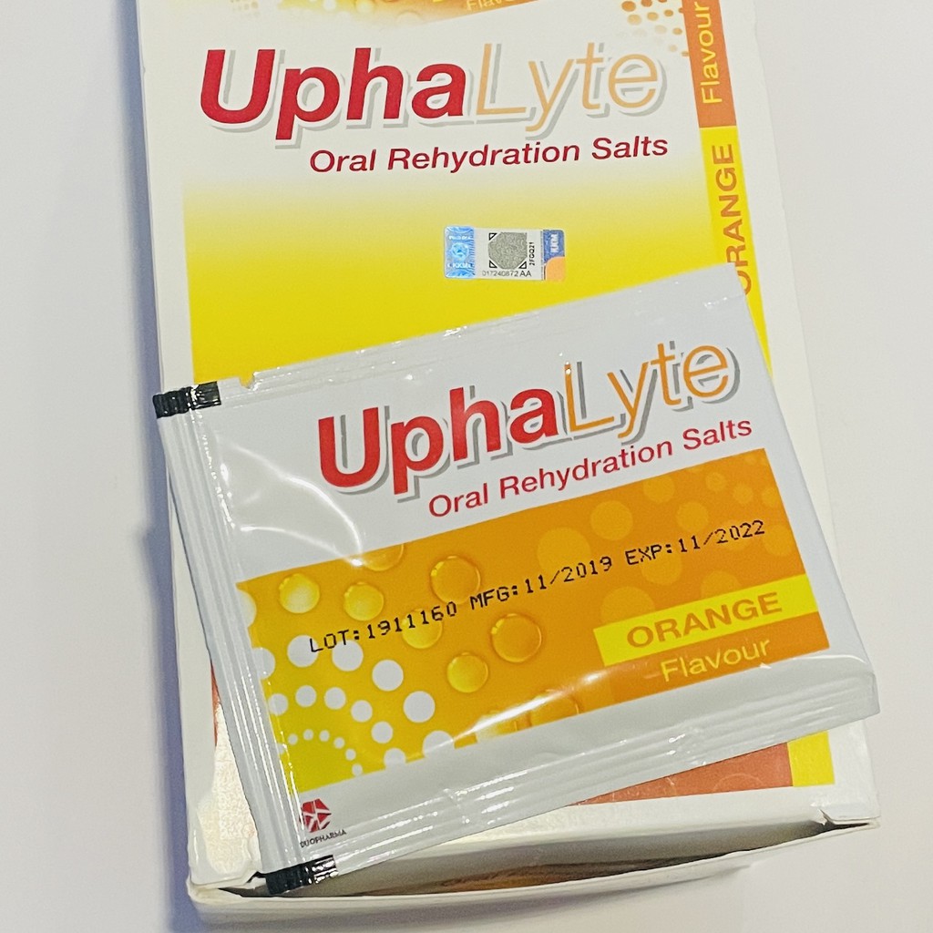 UPHALYTE B PLUS Oral Rehydration Salts Orange 1 Sachet Diarrhea