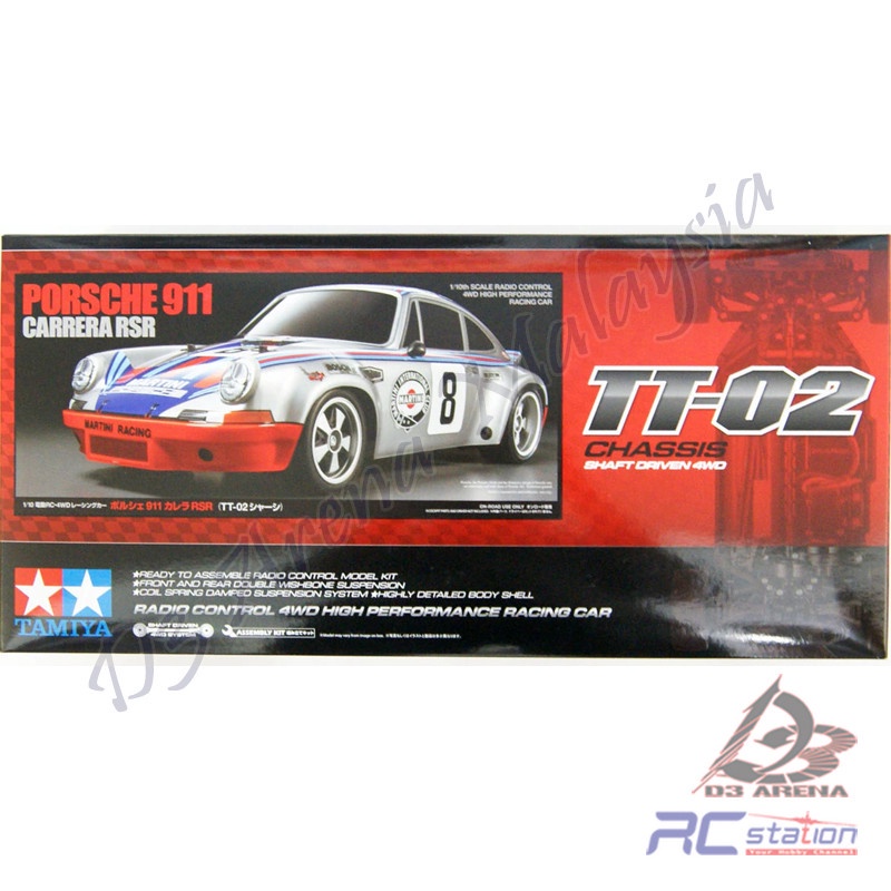 Tamiya Tt Rc Porsche Carrera Rsr Tt