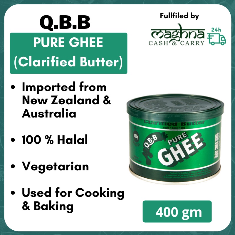 QBB Pure Ghee Clarified Butter Minyak Sapi Tulin 1 Can 400 G