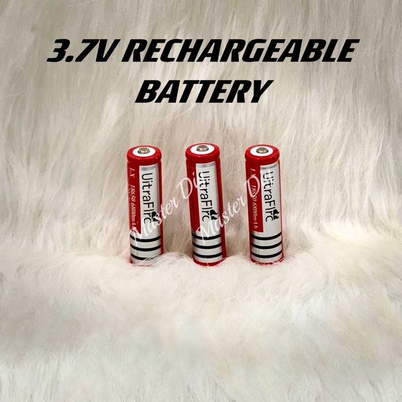 Ready Stock V Li Ion Lithium Rechargeable Battery Red