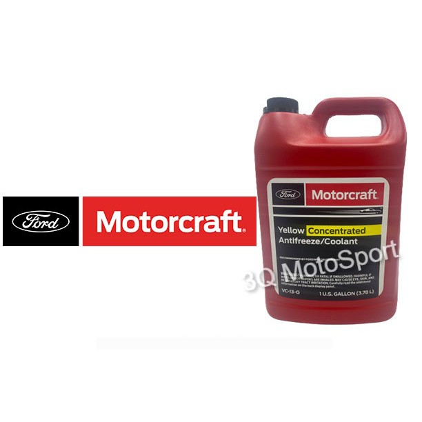 FORD Motorcraft YELLOW CONCENTRATED ANTIFREEZE COOLANT 3 78 LITERS