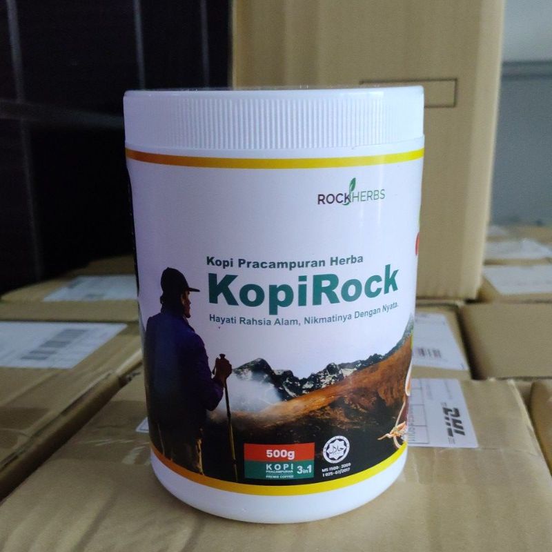 Kopi Rock Dan Kopi Kunyit Hitam Balang Tanpa Gula Halus Shopee Malaysia