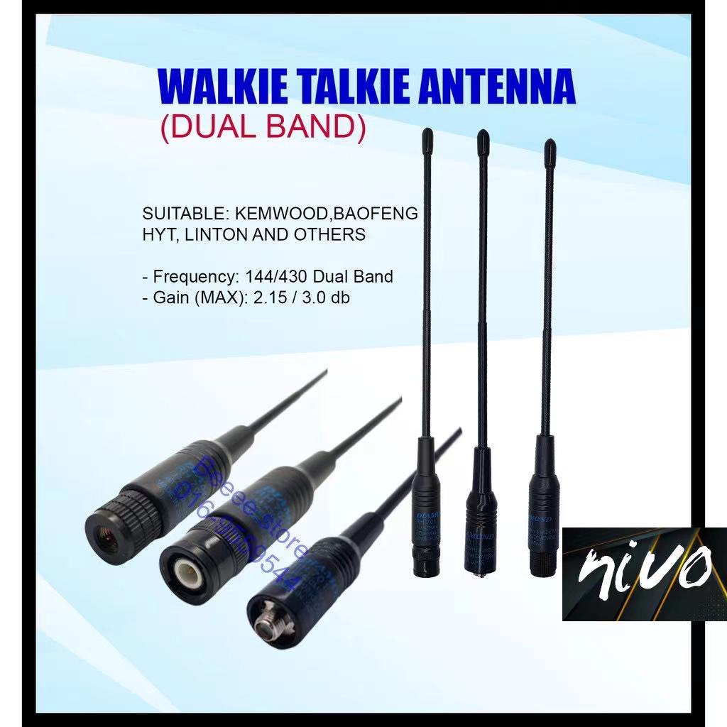 Diamond Dual Band Antenna RH 701 SMA AND BNC HEAD Connect For Walkie