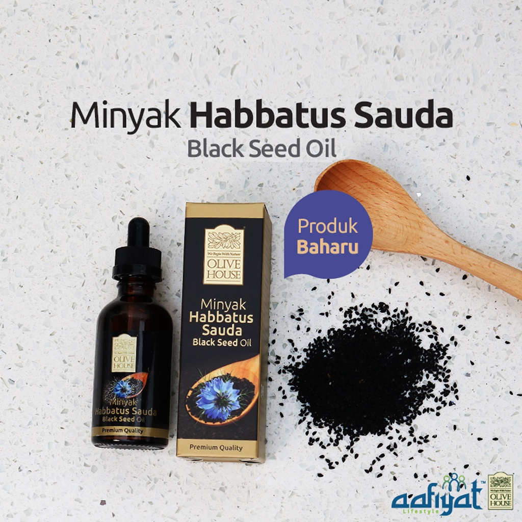 Minyak Habbatus Sauda Black Seed Oil Olive House Shopee Malaysia