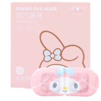 MINISO Sanrio Steam Eye Mask Melody Cinnamoroll Pompompurin