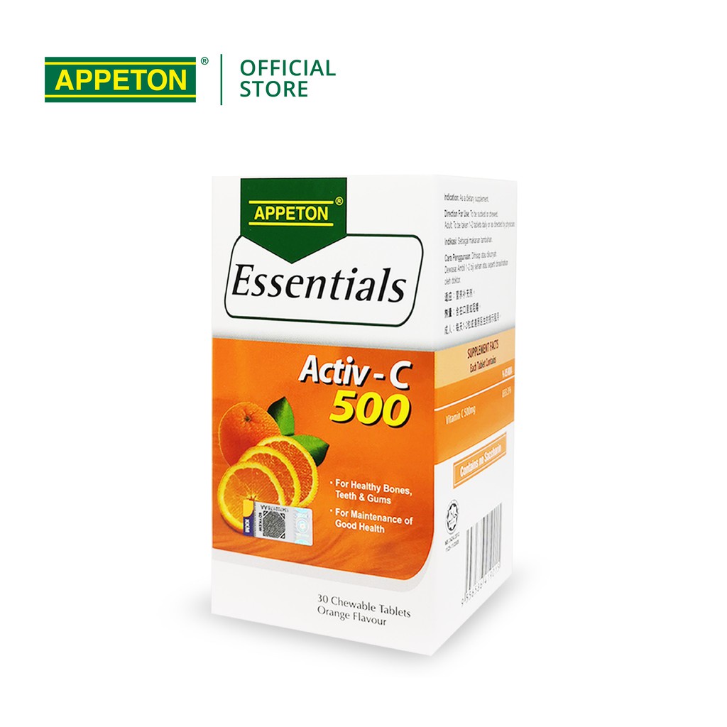 Appeton Essentials Activ C Orange For Immunity Antioxidant