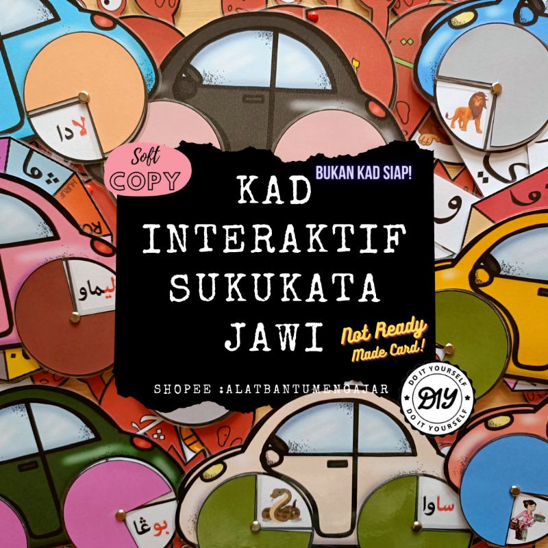 Jawi Kad Interaktif Suku Kata Soft Copy Shopee Malaysia