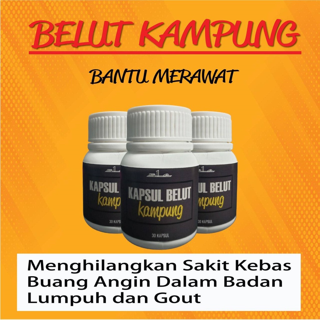 Jamu Kapsul Belut Kampung Original Sesuai Untuk Dalaman Lelaki