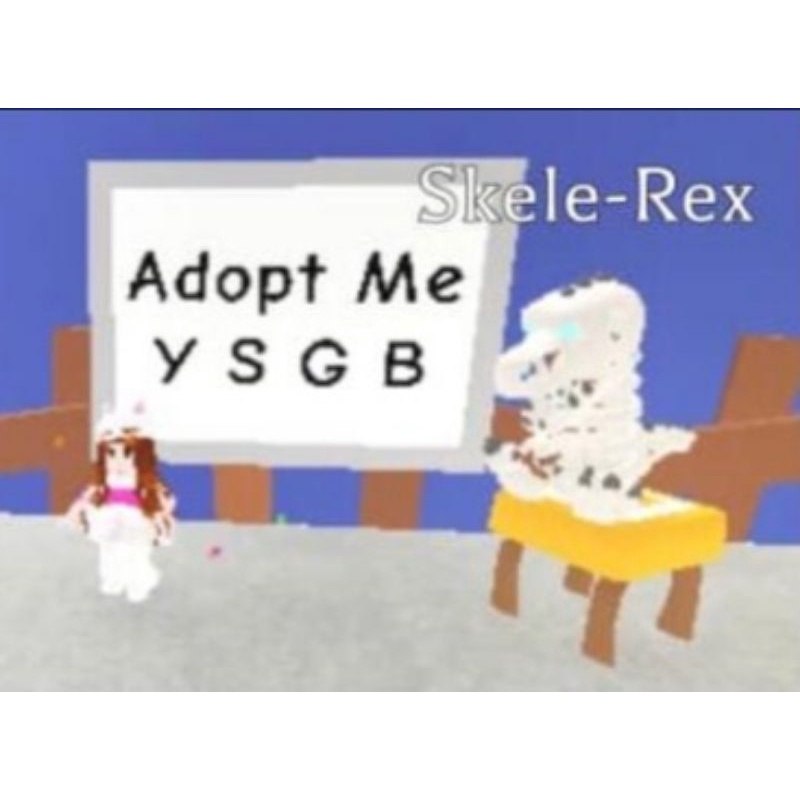 SKELE REX Pet Adopt Me Roblox FR NFR Shopee Malaysia