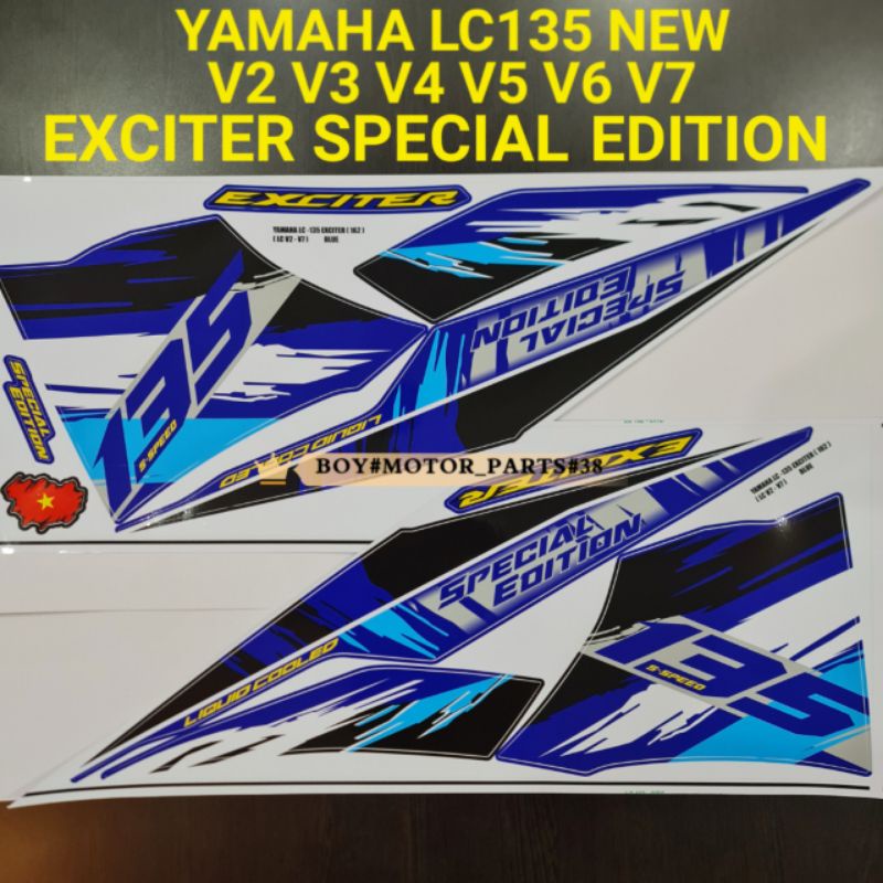 YAMAHA LC135 NEW V2 V3 V4 V5 V6 V7 162 EXCITER SPECIAL EDITION BODY