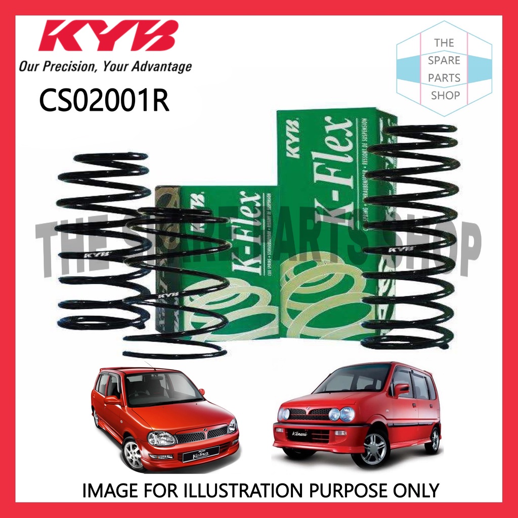 PROTON WIRA 1 6 WAJA GEN 2 PERSONA SATRIA REAR COIL SPRING SET KAYABA