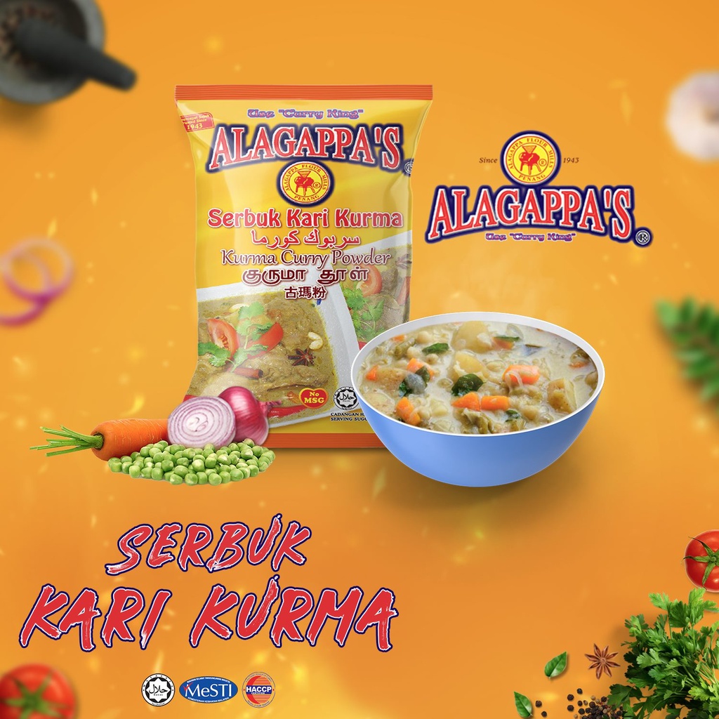 Alagappa S Serbuk Rempah Kari Kurma Kurma Curry Powder Catering Kg