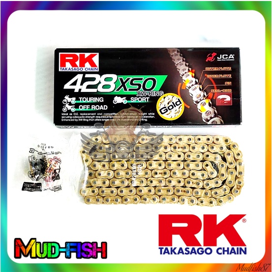 RANTAI RK 428 XSO XRING 122J 132J CHAIN FOR OFF ROAD TOURING X RING