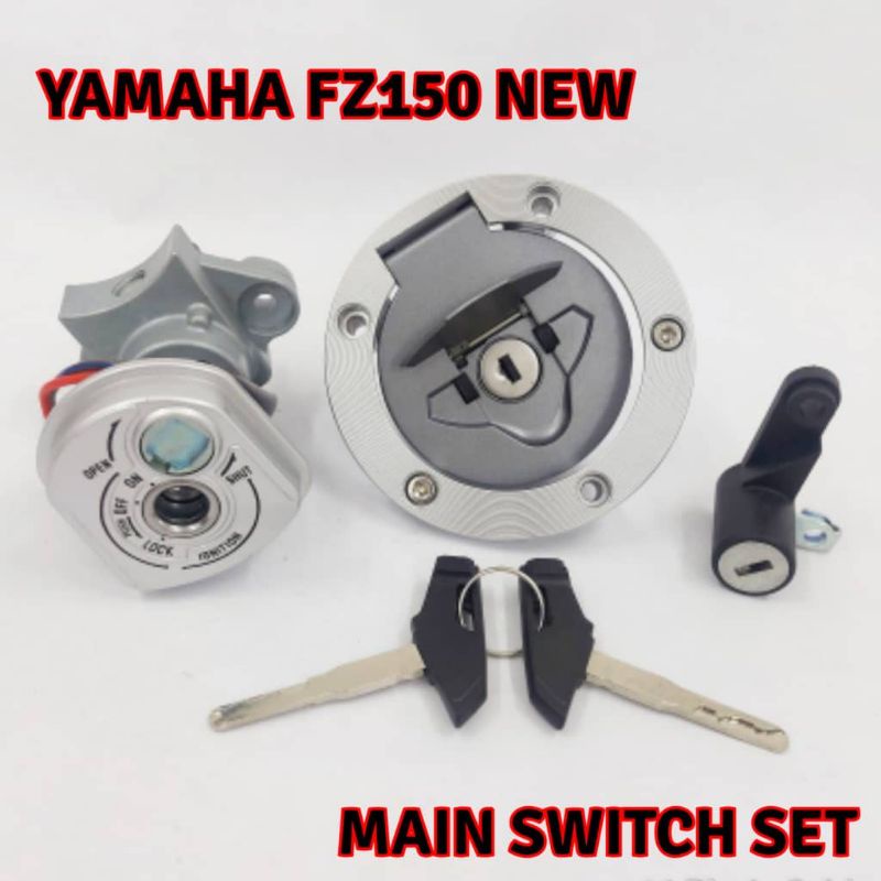 Yamaha FZ150 FZ150i Main Switch Assy Seat Lock Fuel Tank Lock Full