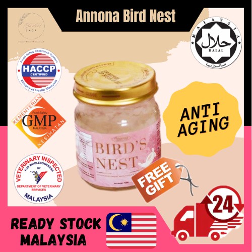 ANNONA BIRD NEST 7 BIRD NEST AMERICAN GINSENG WHITE FUNGUS AND ROCK