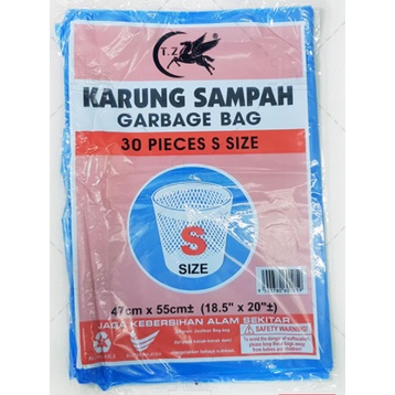 TZ Garbage Bag Karung Sampah Plastik Sampah S M L Shopee Malaysia