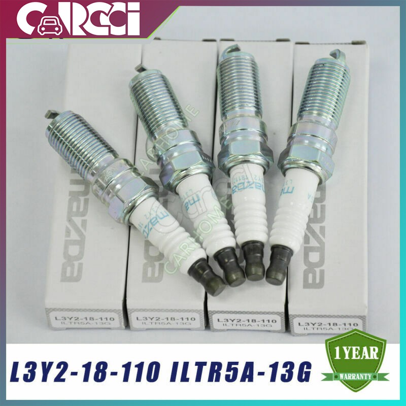 Pcs Set L Y Iltr A G Iridium Spark Plug For Mazda Cx